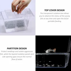 DOWNYPAWS - Box flottante double paroi avec ventouse - élevage alevins