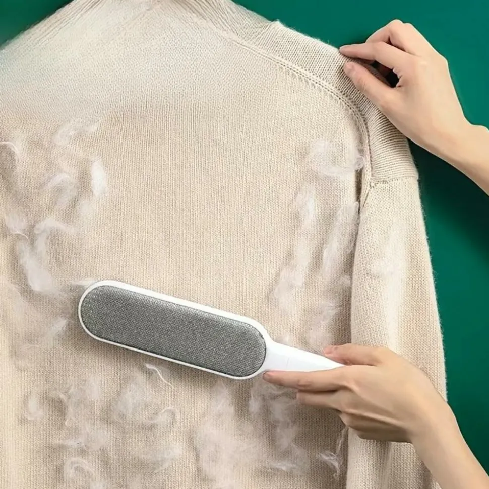DOWNYPAWS - Brosse à poussière en gaze réutilisable, électrostatique manuelle pour poils d'animaux