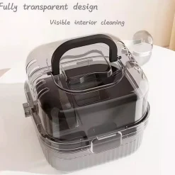 DOWNYPAWS - Cage extérieure portable pour hamster, écureuil planeur en sucre et ours doré - fournitures petits animaux