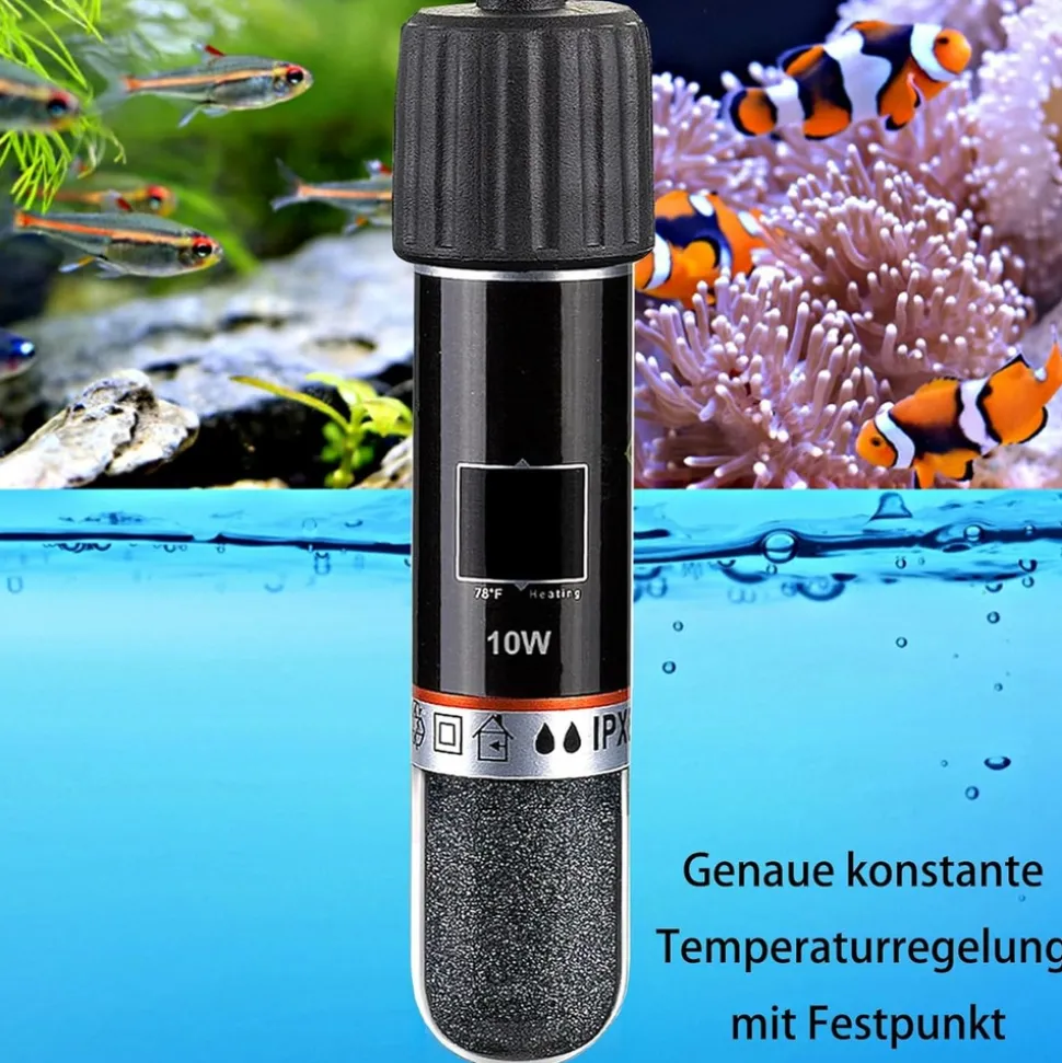 DOWNYPAWS - Chauffage d'aquarium usb 10w - thermostat intégré