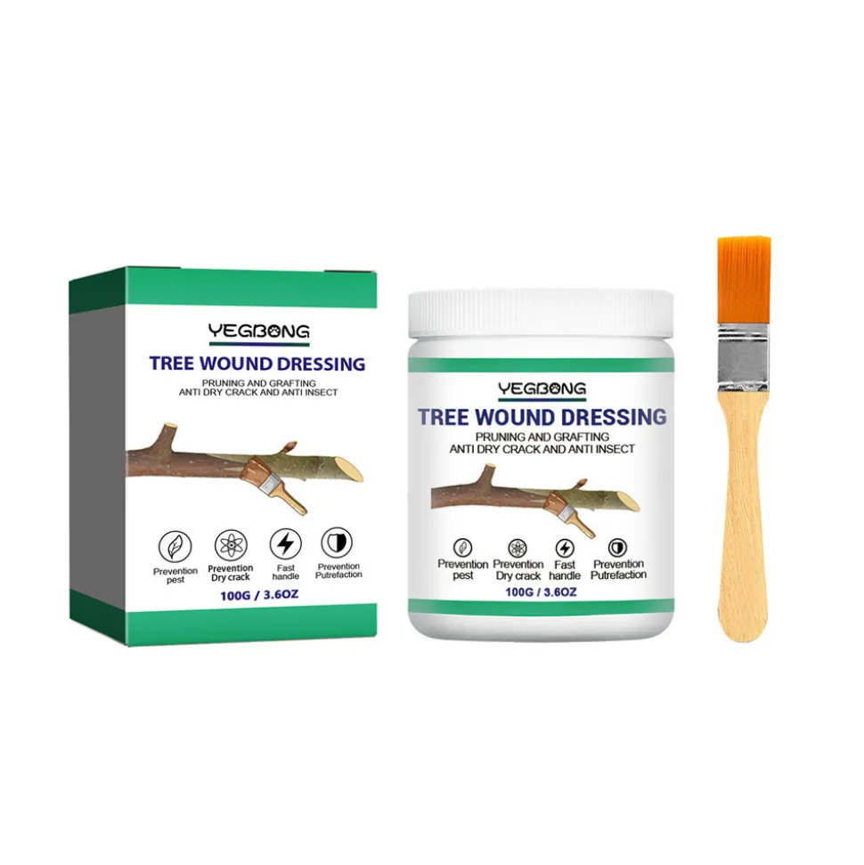 DOWNYPAWS - Cicatrisant pour arbres avec brosse-100 g + pinceau