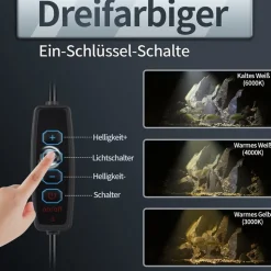 DOWNYPAWS - Éclairage led boxtech 3w réglable - nano aquariums