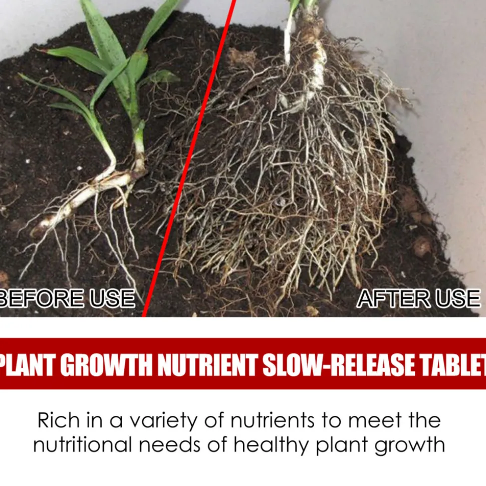 DOWNYPAWS - Comprimés de nutrition pour la croissance des plantes 22 comprimés*3