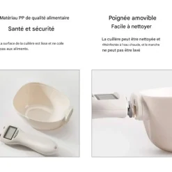 DOWNYPAWS - Cuillère mesure chien et chat amovible