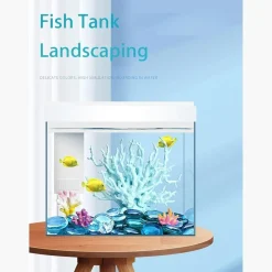DOWNYPAWS - Décor résine pour aquarium - corail ornemental