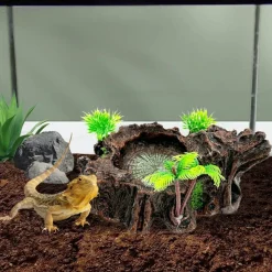 DOWNYPAWS - Décoration d'aquarium pour reptiles