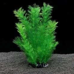 DOWNYPAWS - Décoration d'aquarium-plante artificielle en plastique-39cm