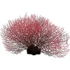 DOWNYPAWS - Décoration en corail en silicone pour aquarium, arbre de corail rose