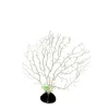 DOWNYPAWS - Décoration en corail et micro-plantes pour aquarium blanc