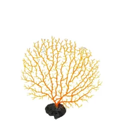 DOWNYPAWS - Décoration en corail et micro-plantes pour aquarium orange