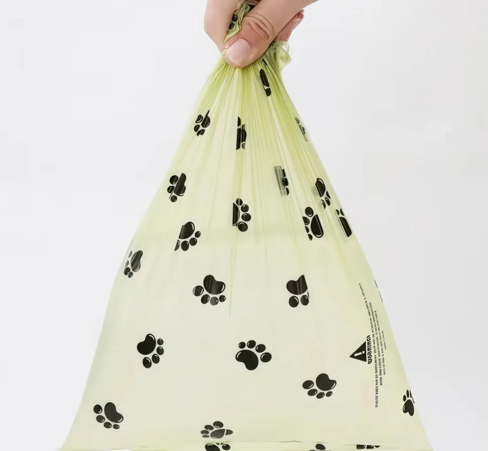 DOWNYPAWS - Distributeur de sacs à crottes pour chiens - plastique biodégradable, boîte de 12