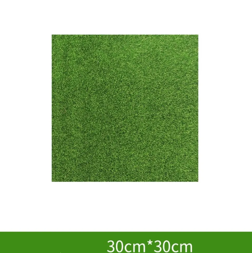 DOWNYPAWS - Gazon artificiel et mousse 30×30 cm*4 pièces
