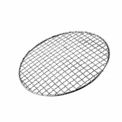 DOWNYPAWS - Gril rond en acier inoxydable de 35 cm sans pieds