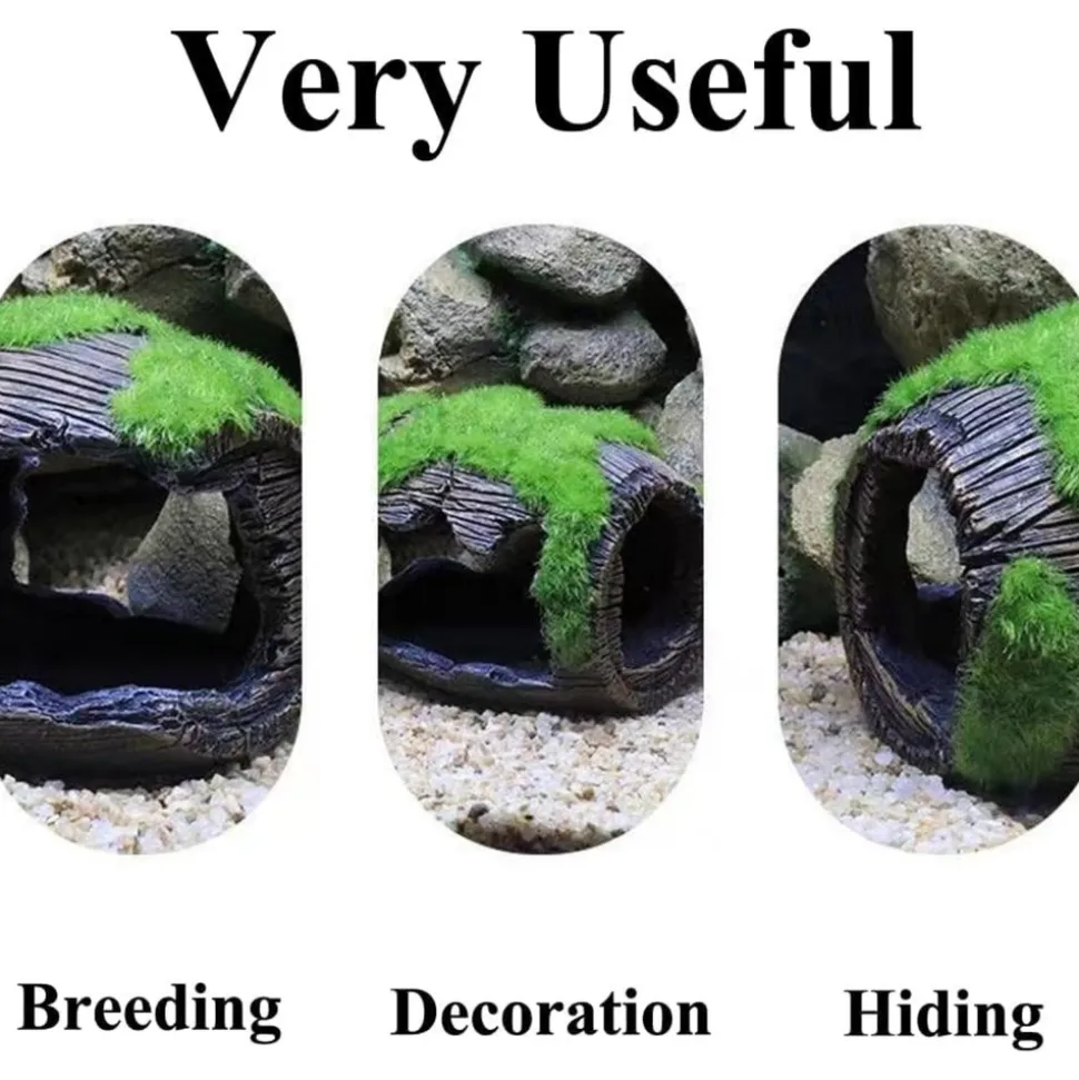 DOWNYPAWS - Grotte décorative mousse pour aquarium s