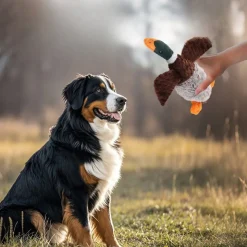 DOWNYPAWS - Jouet pour chien en forme de canard en peluche