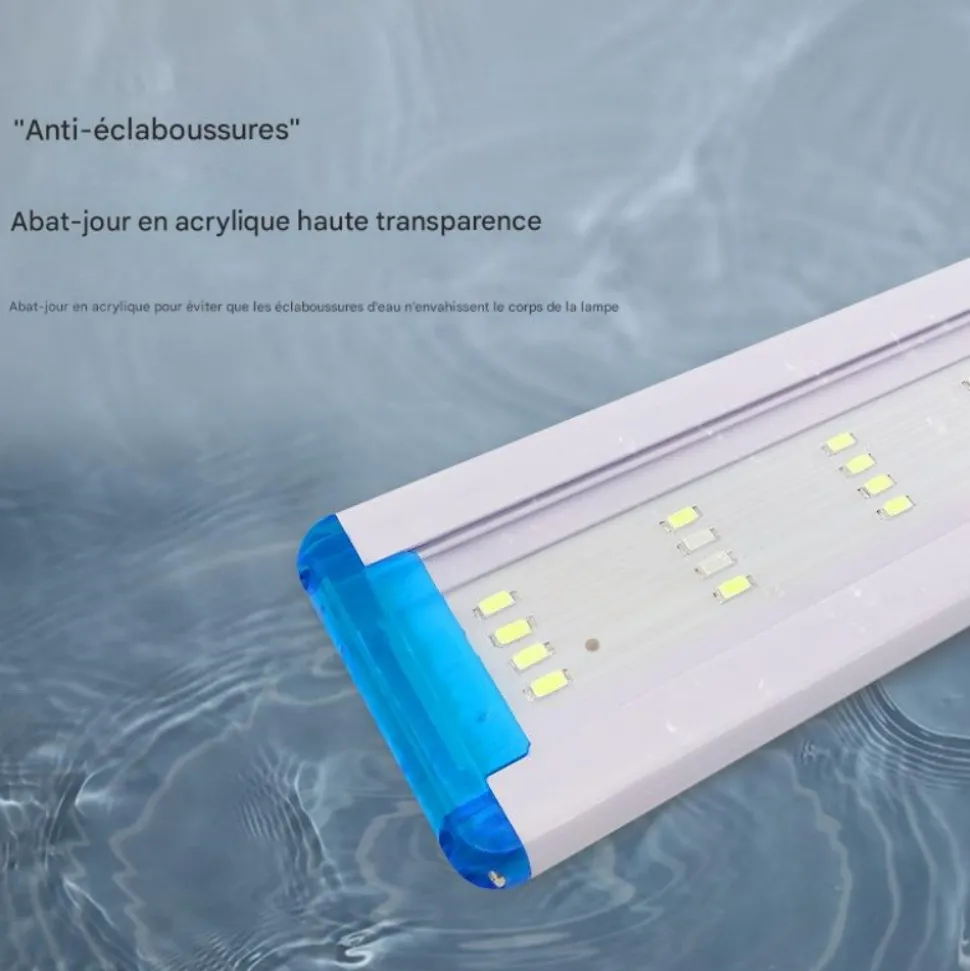 DOWNYPAWS - Lampe d'éclairage pour poissons-accessoires d'aquarium-28cm