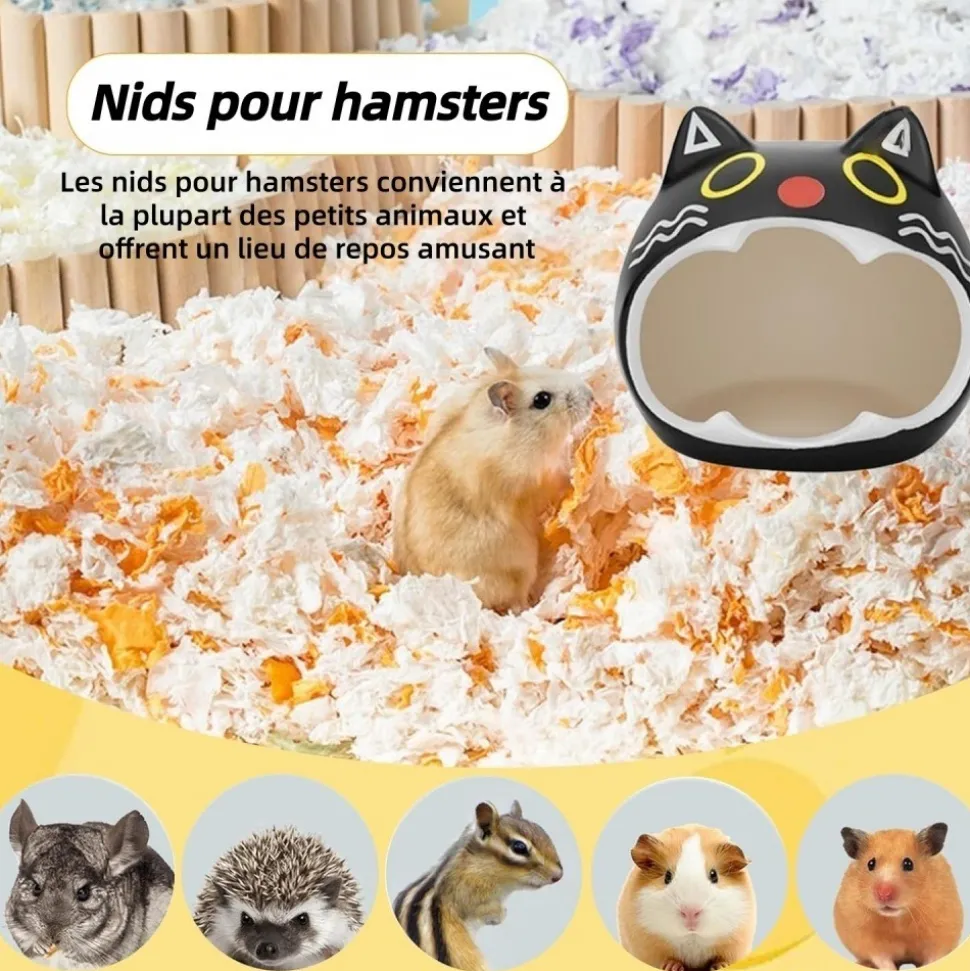 DOWNYPAWS - Maison de hamster - céramique