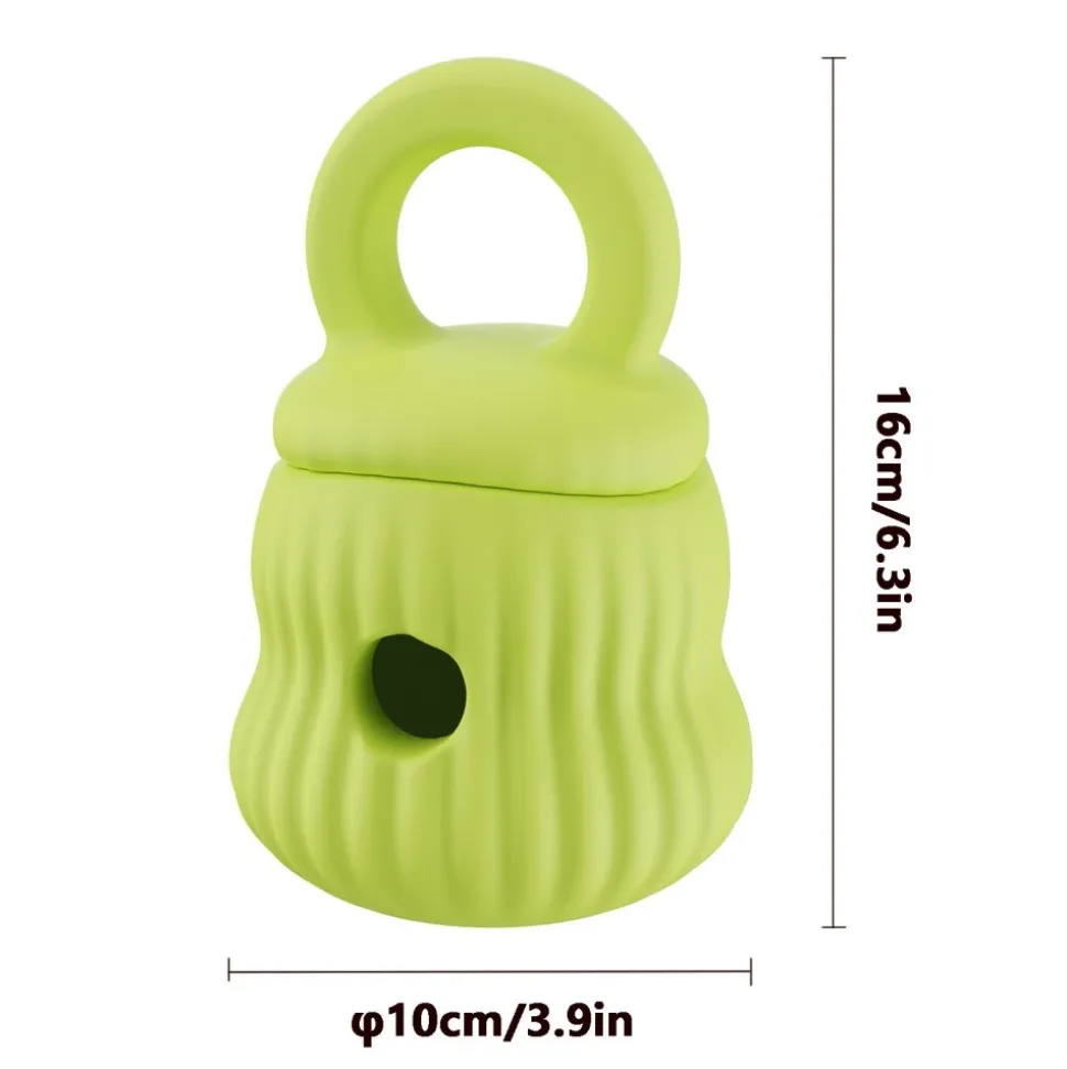 DOWNYPAWS - Mangeur lent de chien en silicone médical certifié fda vert clair