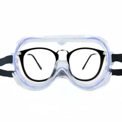 DOWNYPAWS - Masque de travaux antibuée, compatible avec des lunettes de vue