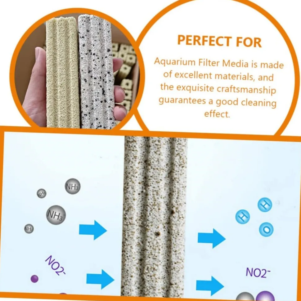 DOWNYPAWS - Média bio céramique 15cm - pour filtration efficace