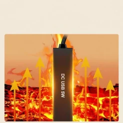 DOWNYPAWS - Mini chauffage pour aquarium de 10 watts : augmente la température de l'eau de 5 à 8 degrés