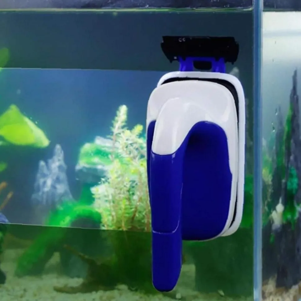 DOWNYPAWS - Nettoyeur magnétique aquarium - grattoir à algues