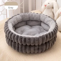 DOWNYPAWS - Nid pour chien et chat de petite taille coussin épaissi et grand 50*50cm gris foncé