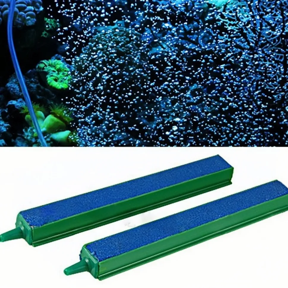 DOWNYPAWS - Pierres à air - 2 pièces, 26.5 cm, pour aquariums d'eau douce ou salée
