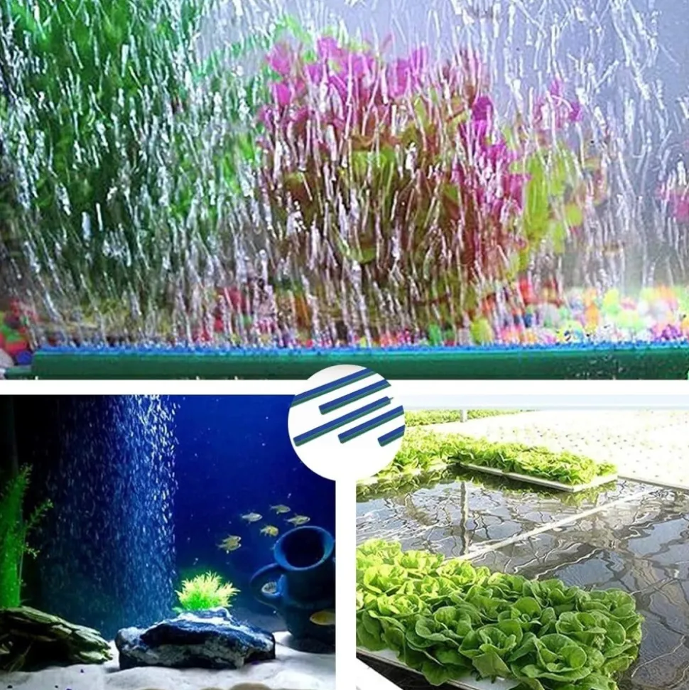 DOWNYPAWS - Pierres à air - 2 pièces, 26.5 cm, pour aquariums d'eau douce ou salée