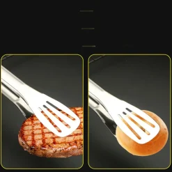 DOWNYPAWS - Pinces à barbecue en acier inoxydable