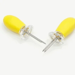 DOWNYPAWS - Pinces à maïs en acier inoxydable avec manche isolant-- 8 pièces