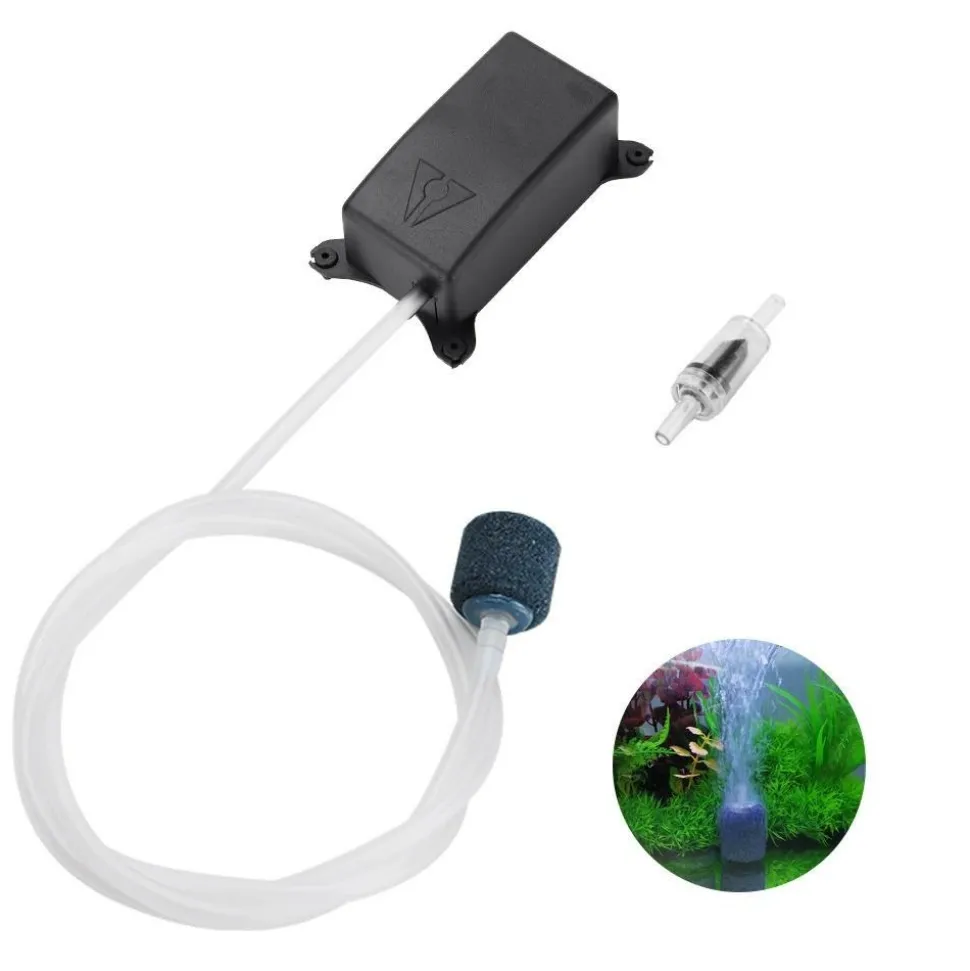 DOWNYPAWS - Pompe à oxygène à réduction de bruit pour petit aquarium