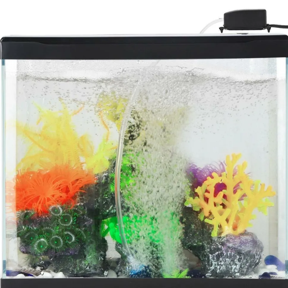 DOWNYPAWS - Pompe à oxygène à réduction de bruit pour petit aquarium