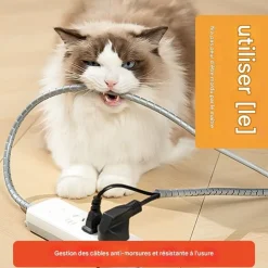DOWNYPAWS - Protecteur de cordon 5m