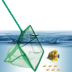 DOWNYPAWS - Épuisette aquarium à long manche maille fine