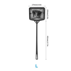 DOWNYPAWS - Épuisette renforcée noire - taille grande
