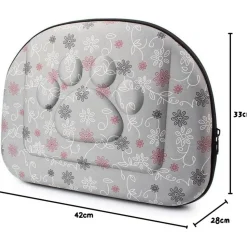 DOWNYPAWS - Sac de transport pliable pour chat et chien