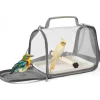 DOWNYPAWS - Sac transport oiseau avec bâton et plateau