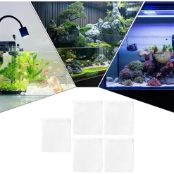 DOWNYPAWS - Sacs filtrants réutilisables pour aquarium - 5x mailles fines