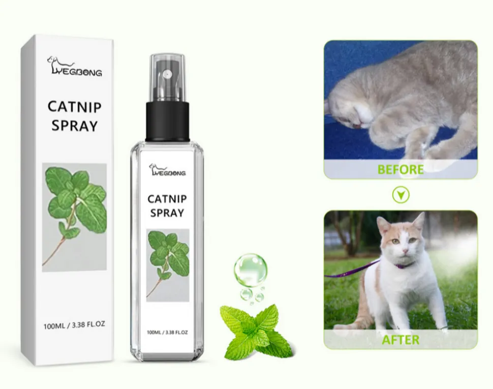 DOWNYPAWS - Spray à l'herbe à chat 100 ml
