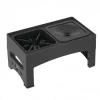 DOWNYPAWS - Table d'alimentation en acier inoxydable pour animaux - bol nourriture lente, eau flottant, hauteur réglable, durable