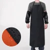 DOWNYPAWS - Tablier de travail extra-long en pvc imperméable et résistant à l'huile pour adulte-l