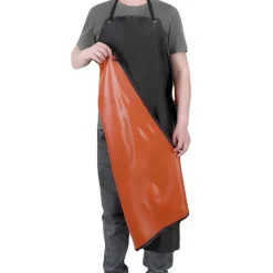 DOWNYPAWS - Tablier de travail extra-long en pvc imperméable et résistant à l'huile pour adulte-l