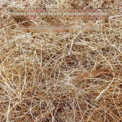 DOWNYPAWS - Tapis de nid pour poules, en fibres de noix de coco, chauffant 5 pièces