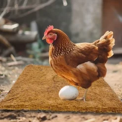 DOWNYPAWS - Tapis en fibre de noix de coco pour nid d'oiseau et animal de compagnie 55*55cm 2 pièces