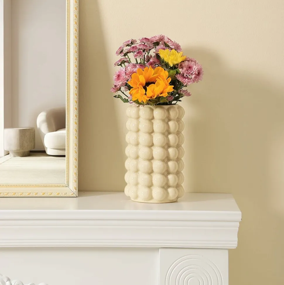 DOWNYPAWS - Vase décoratif boho bubble beige