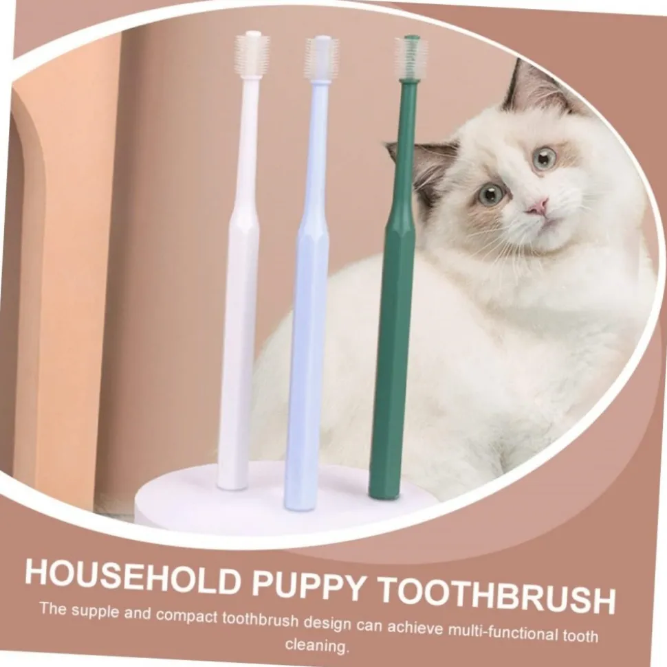 DTOPBUYAGE - 4 pièces pour nettoyer dents de chat dtopbuyage
