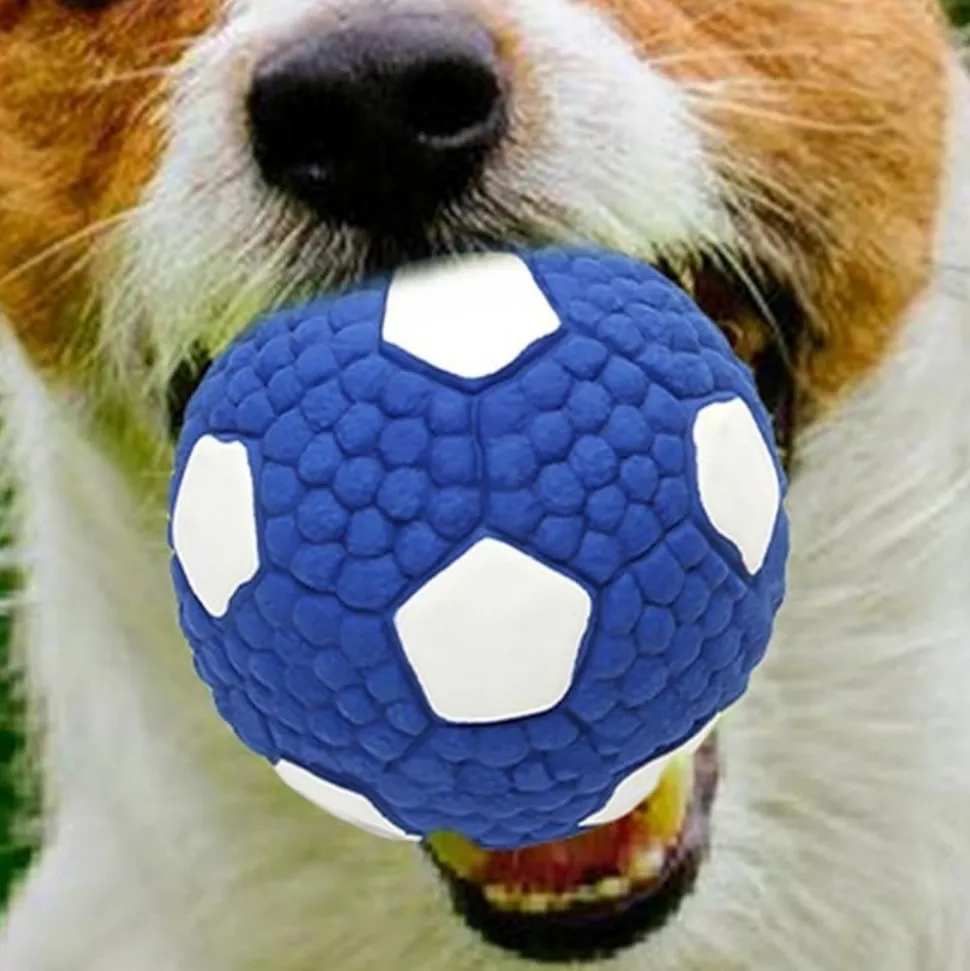 DTOPBUYAGE - Balles grincantes indestructibles pour chien mâcheur