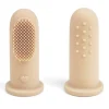 DTOPBUYAGE - Brosse à dents silicone pour animal de compagnie transparente