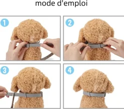 DTOPBUYAGE - Collier apaisant réglable dtopbuyage pour chiens et chats
